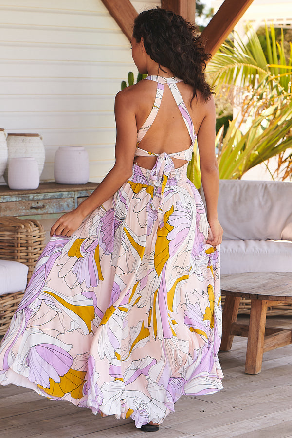Endless Summer Maxi Dress - Lavender Swirl