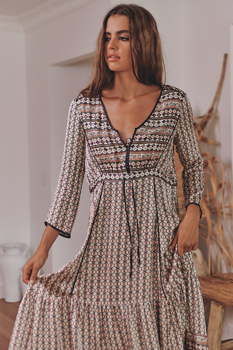 Carina Dress - Page White