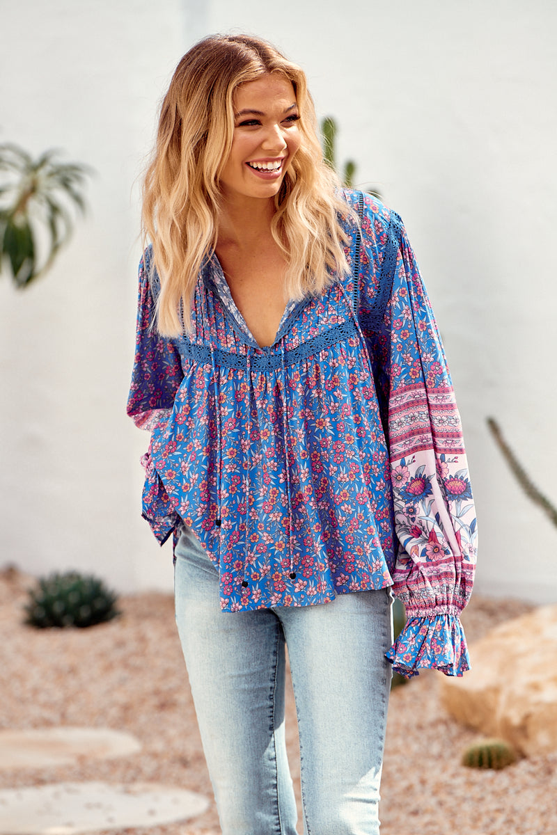 Elsa Blouse - Blu