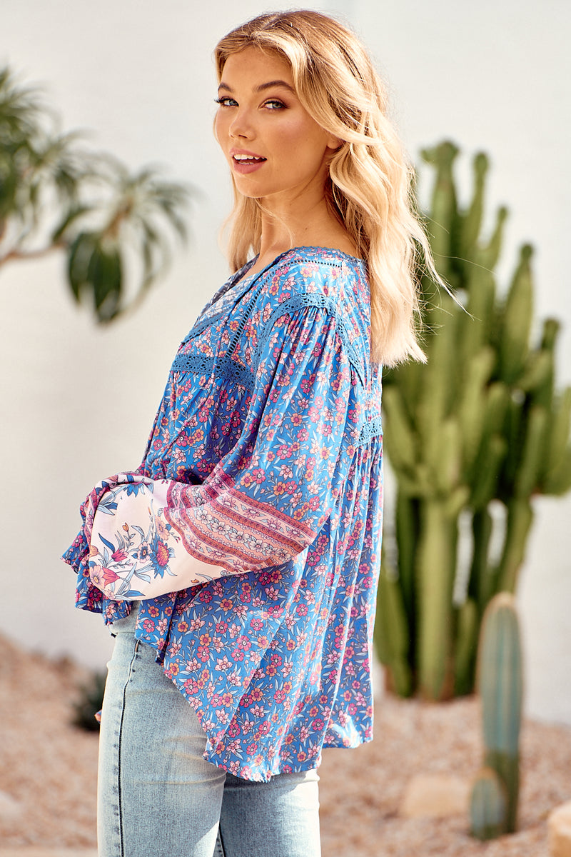 Elsa Blouse - Blu