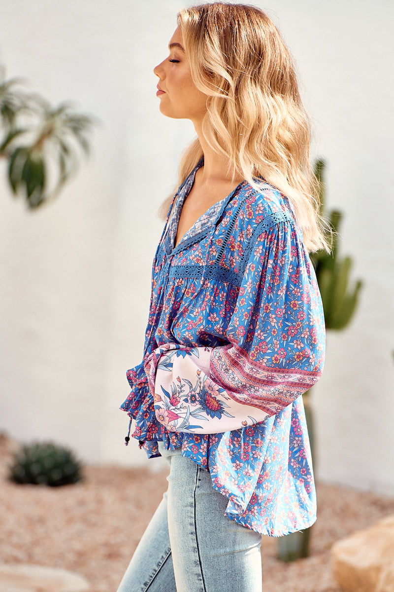 Elsa Blouse - Blu