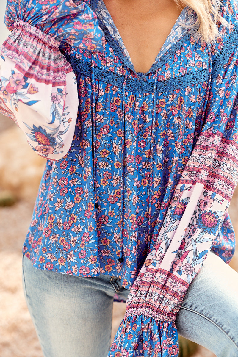 Elsa Blouse - Blu