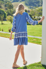 Payson Mini Dress - Blue Eshana