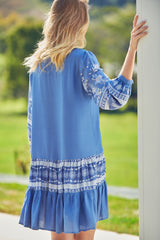 Payson Mini Dress - Blue Eshana