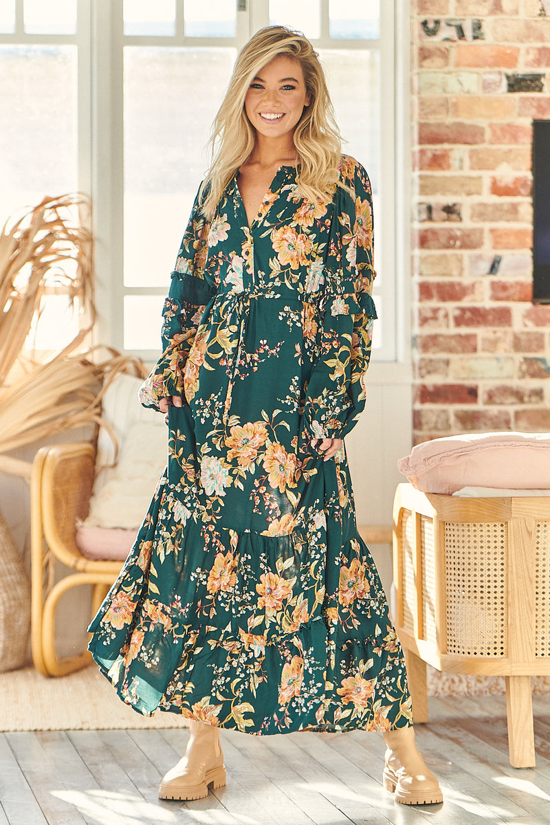 Shiloh Maxi Dress - Autumn Bloom