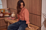 Louella Embroidered Top - Savannah ~ Free People