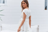 Montana Mini Dress - White Poppy