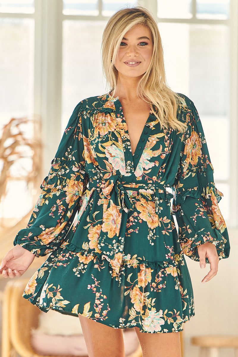 Monroe Dress - Autumn Bloom