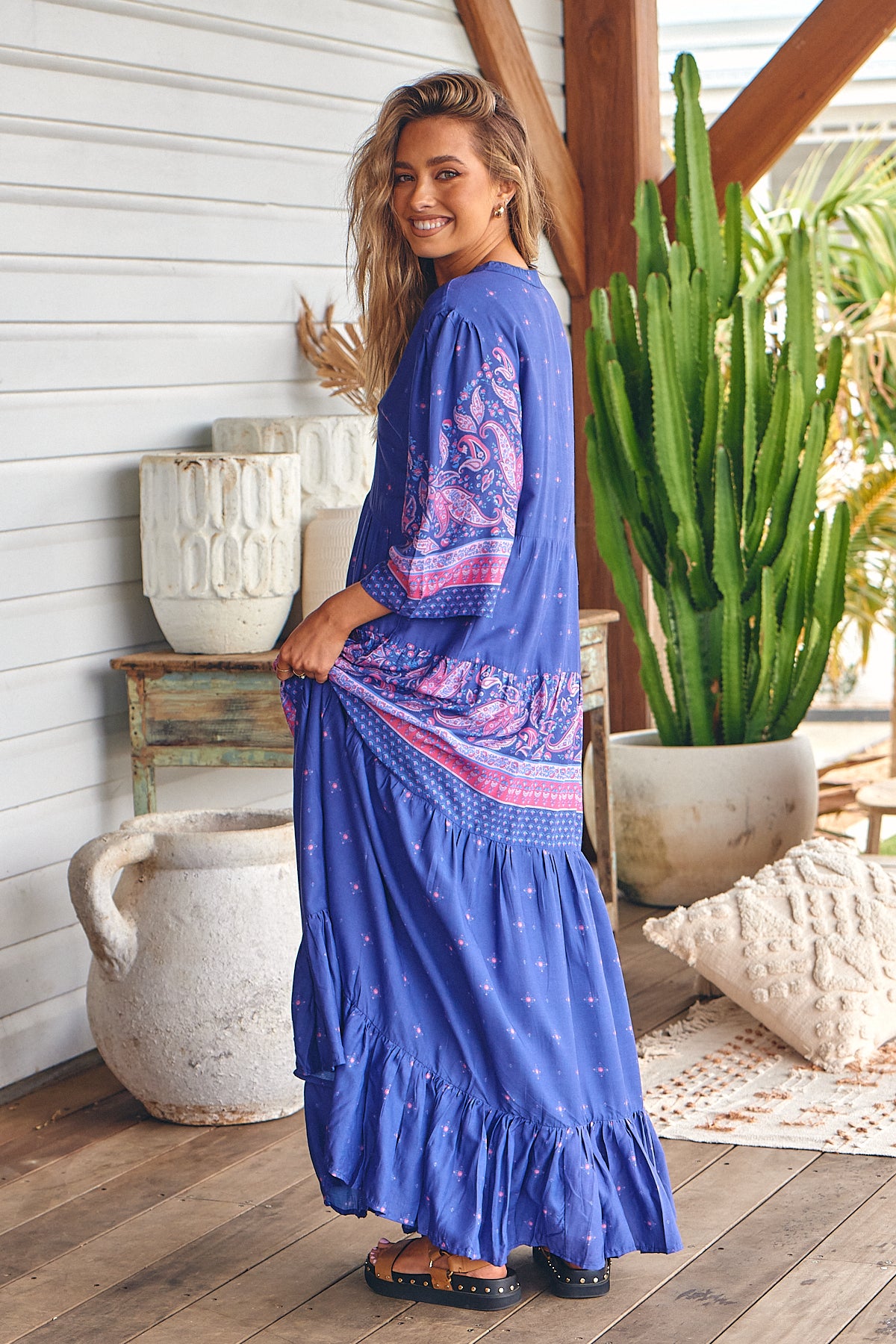 Spell city lights maxi dress 2025