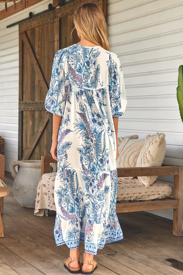 Paris Maxi Dress - Sea Breeze