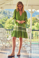 Payson Mini Dress - Olive Eshana