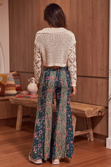 Bali Sultry Boho Flare Pants ~ Free People