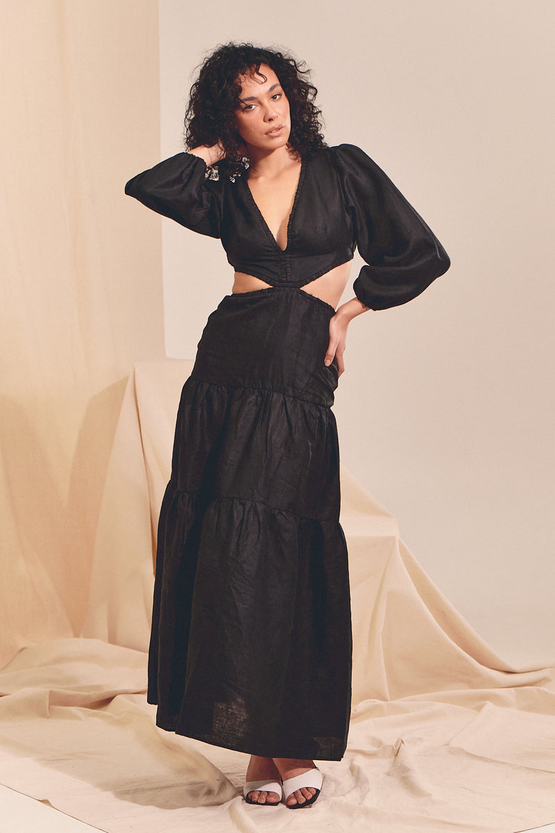 DELILAH MAXI Dress - Black