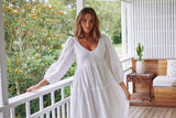 Kelsie Maxi Dress- White Te Amo