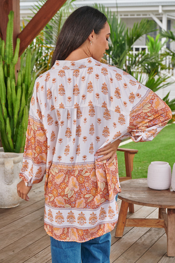 Novella Shirt - Auburn