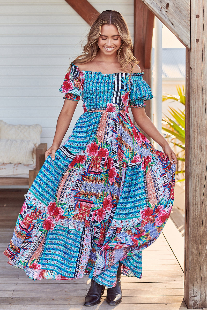 Claudette Maxi Dress - Havana