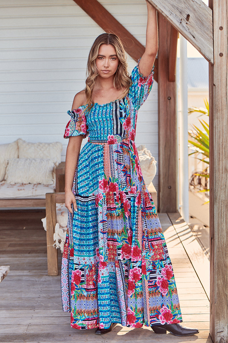 Claudette Maxi Dress - Havana