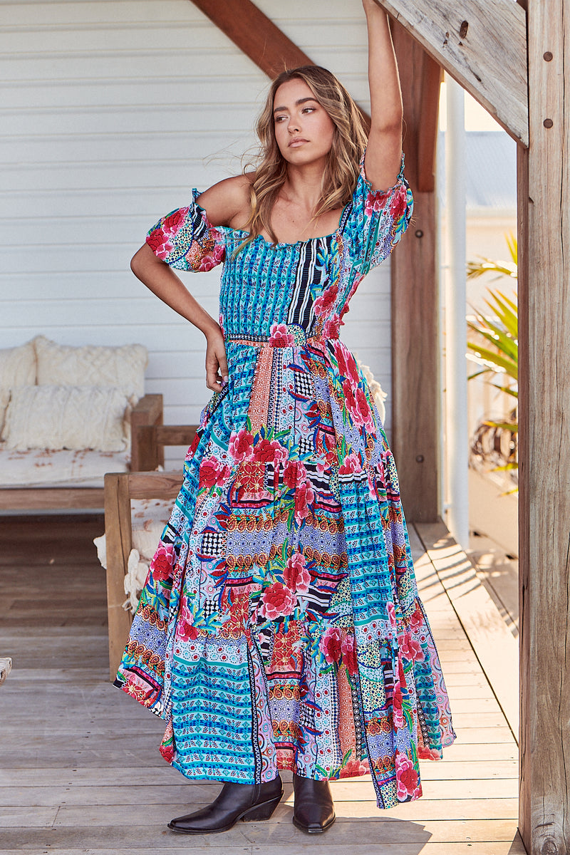 Claudette Maxi Dress - Havana