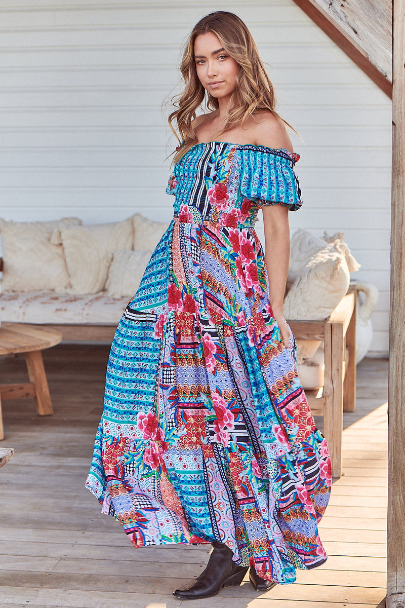 Claudette Maxi Dress - Havana