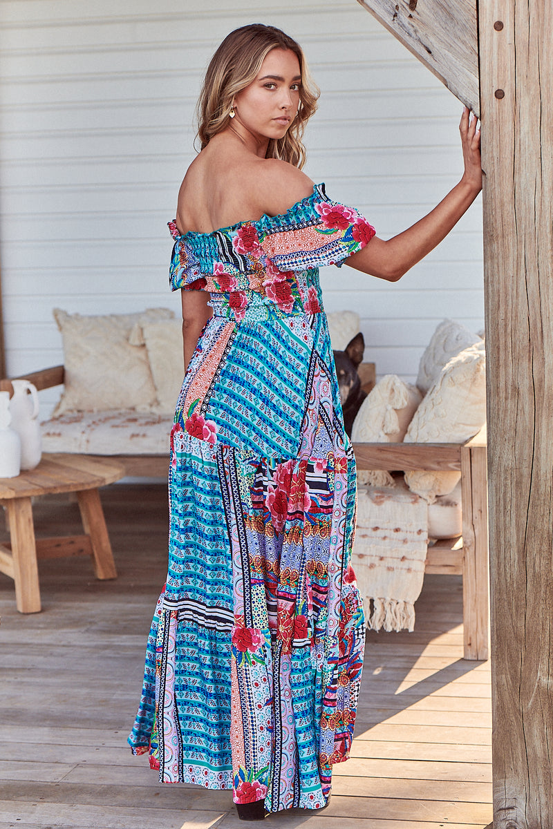 Claudette Maxi Dress - Havana