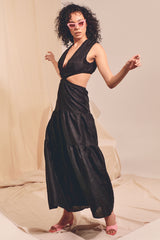 APRIL MAXI Dress - Black