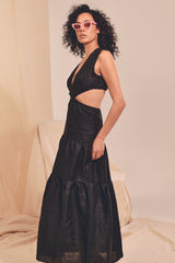 APRIL MAXI Dress - Black