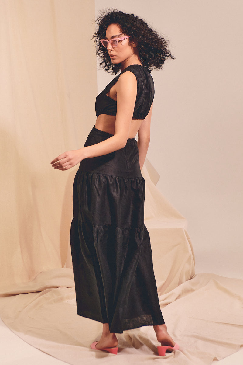 APRIL MAXI Dress - Black