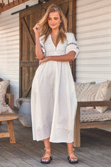 Ellie Maxi Dress - White