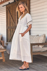 Ellie Maxi Dress - White