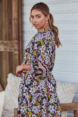 Jasmine Midi Dress - Firefly