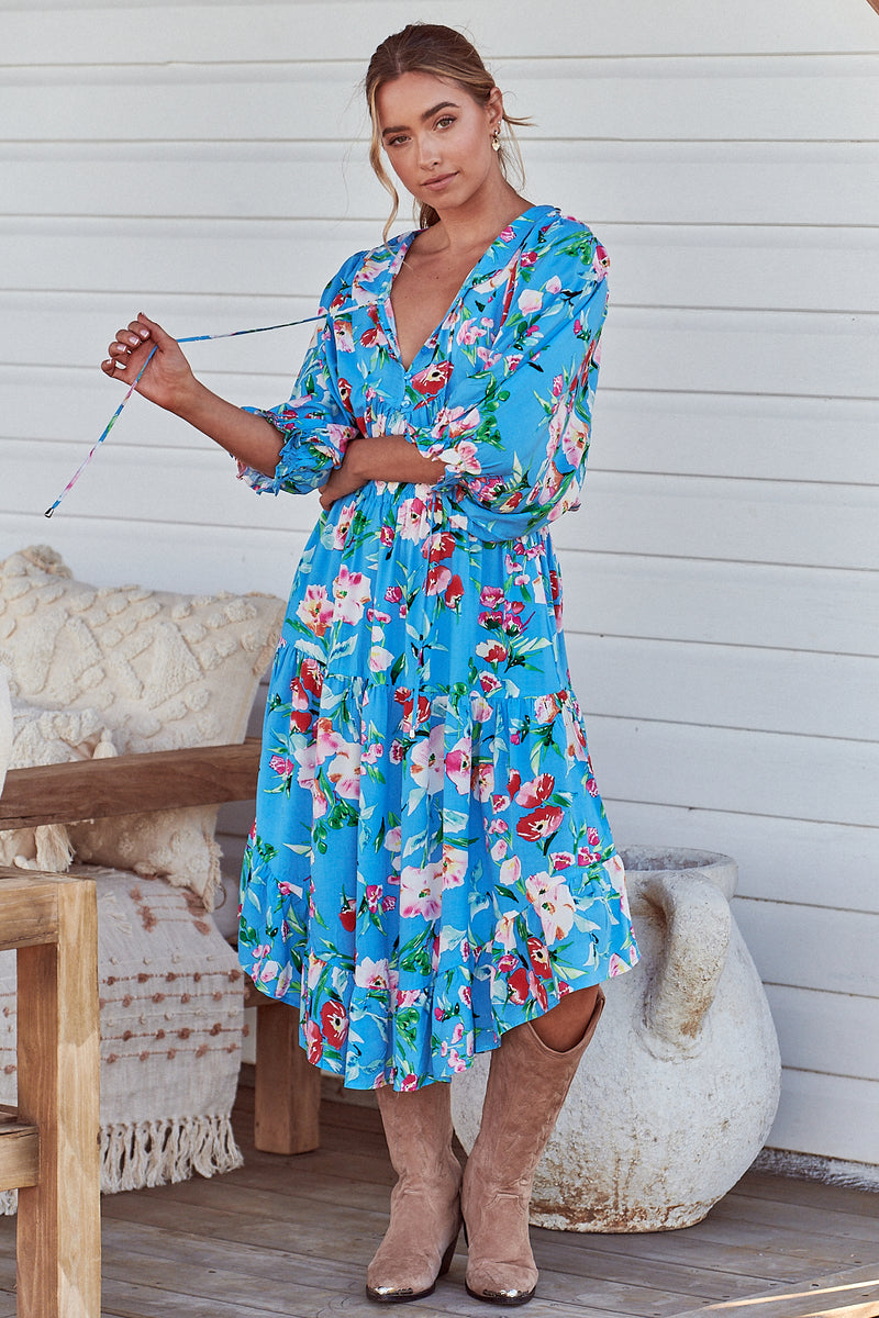 Jasmine Midi Dress - Imagination
