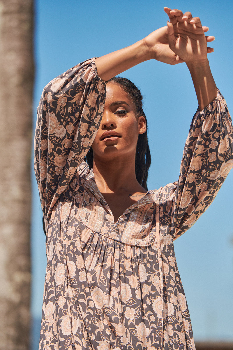 Liliana Midi Dress - Quartz