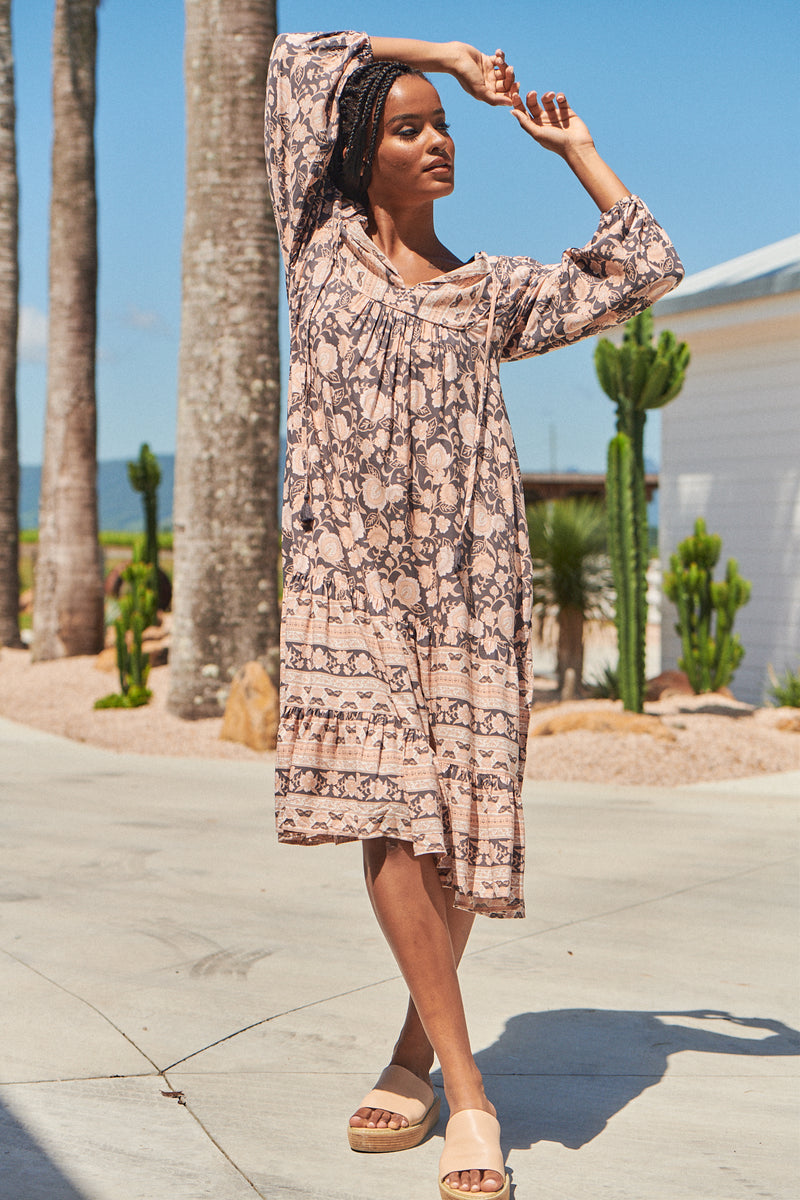 Liliana Midi Dress - Quartz
