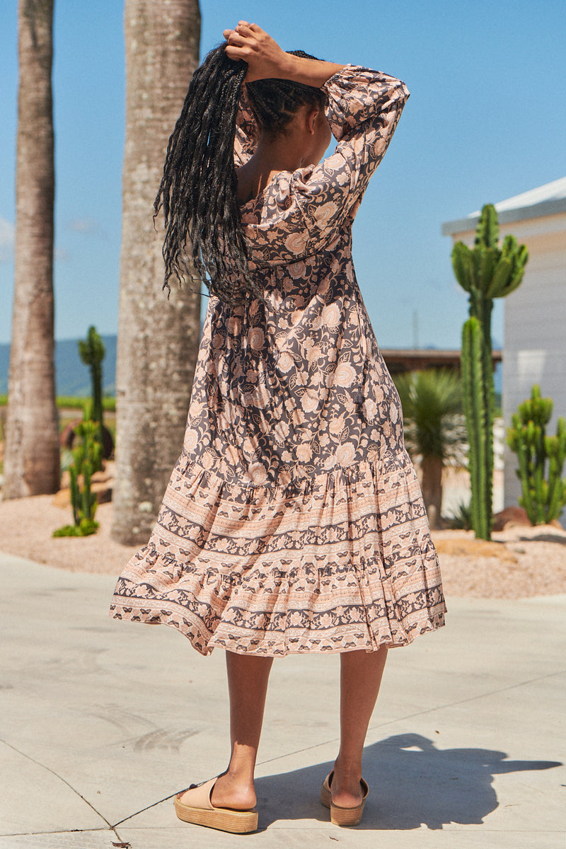 Liliana Midi Dress - Quartz