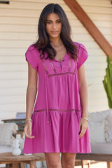 Jess Dress - Fuchsia