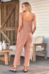 Zandra Jumpsuit - Cocoa