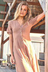Sunkissed Dress - Cocoa