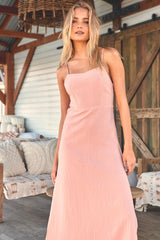 Laylunah Midi Dress - Ballerina Pink