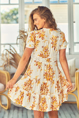 Buttercup Mini Dress - Magnolia