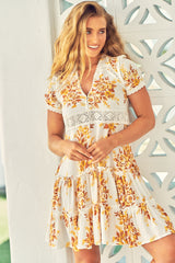 Buttercup Mini Dress - Magnolia