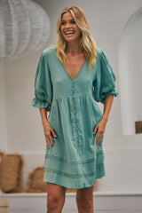 Jones Mini Dress - Sage Quincy
