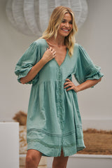 Jones Mini Dress - Sage Quincy