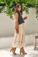 Lily Of The Valley - Lavender Midi Skirt