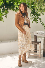 Lily Of The Valley - Lavender Midi Skirt