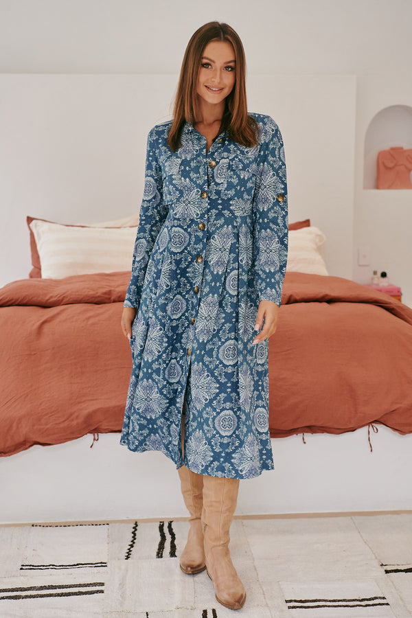 Jedda Midi Dress - Lost Lake