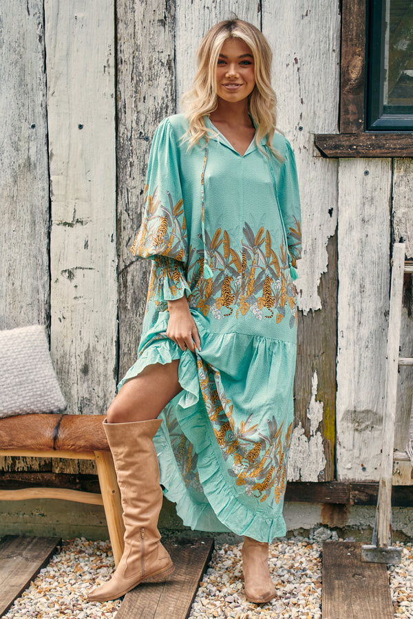 Banjo Dress - Mint Madagascar