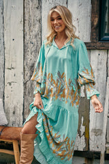 Banjo Dress - Mint Madagascar