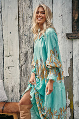 Banjo Dress - Mint Madagascar