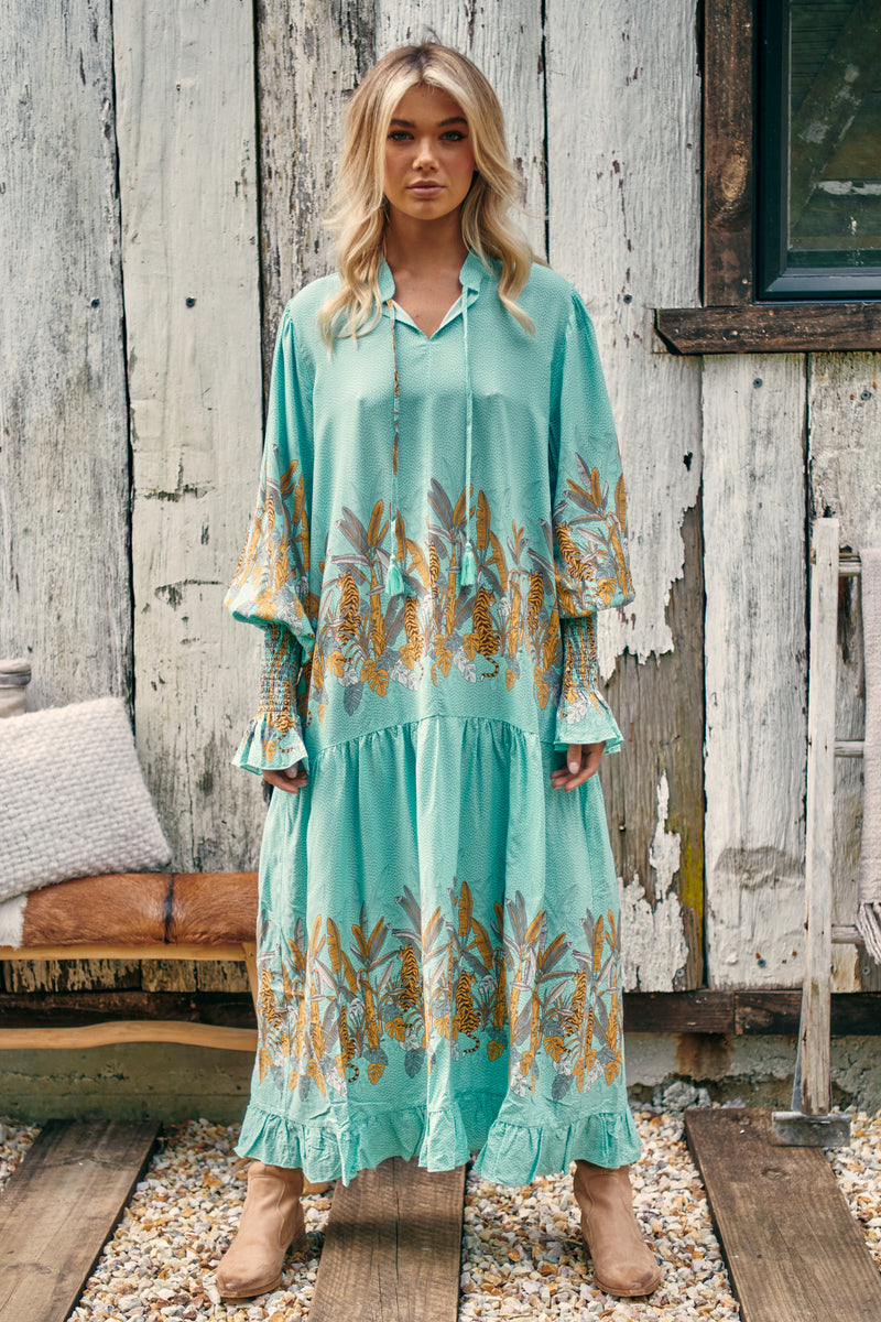 Banjo Dress - Mint Madagascar