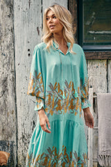 Banjo Dress - Mint Madagascar